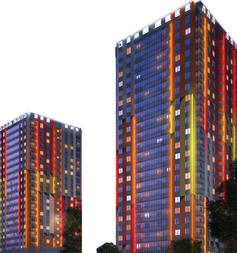 Современные жилые дома в ЖК Космос на проспекте Космонавтов ЖК Космос многоэтажные дома Екатеринбург